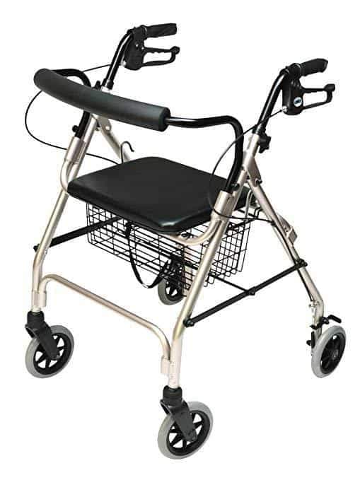 Lumex Walkabout Lite Four-Wheel Rollators - Lightweight 14.5 lbs - Senior.com Rollators